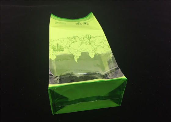 Túi giấy bóng kính đáy vuông 40 Micron Con dấu cách nhiệt Nhẹ để xử lý